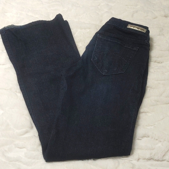 Refuge Vixen curvy boot 10L dark navy blue 9.5" flare - Picture 1 of 9